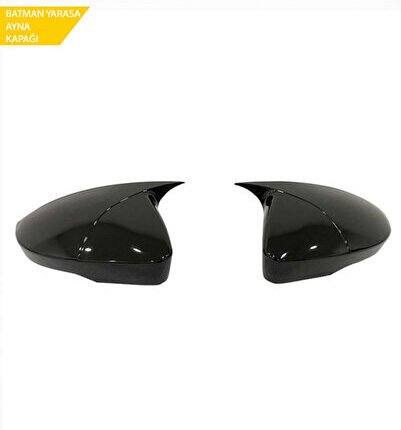 DACIA DUSTER 1 - 2010-2017 Batman & Yarasa Ayna Kapağı – Parlak Piano Black Sport