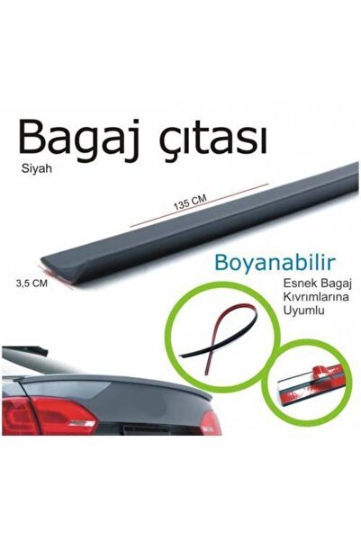 1_org_zoom-47487.jpg Dacia Duster 4 2010-2013 M Tip Bagaj Üstü Spoiler Esnek Bagaj Çıtası - Görsel 1