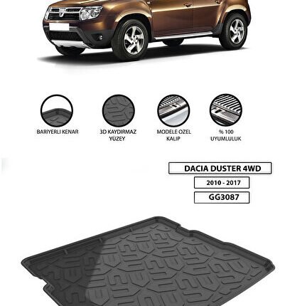 Dacia Duster Bagaj Havuzu