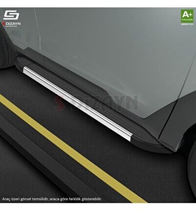 S-Dizayn Dacia Duster 2 Skyline Krom Yan Basamak 183 Cm 2018-2023 A+ Kalite