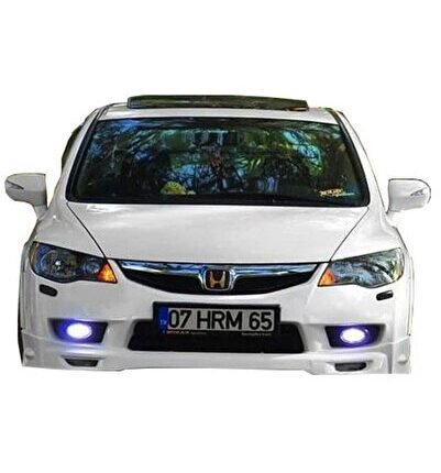 Honda Cıvıc 2007-2011 Uyumlu Fd6 Makyajlı Ön Karlık Plastik BOYASIZ