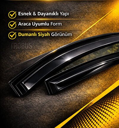 Dacia Duster Mügen Cam Rüzgarlığı 2018-2024 4'lü