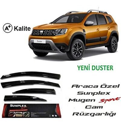 Dacia Duster Cam Rüzgarlığı Mugen Tip 2018 Sonrası