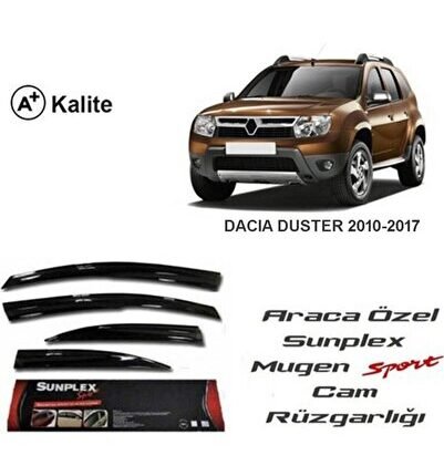 Dacia duster cam rüzgarlığı mugen tip 2010 / 2017