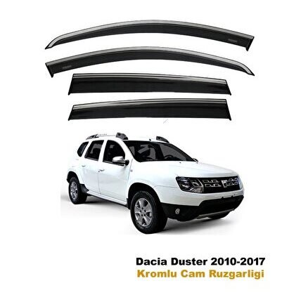 Dacia Duster Kromlu Cam Rüzgarlığı 2010-2017 Arası