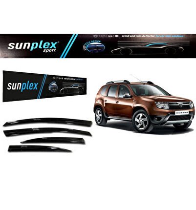 Dacıa Duster 2014 Model Uyumlu Araca Özel Cam Rüzğarlıgı Ön Arka 4lü