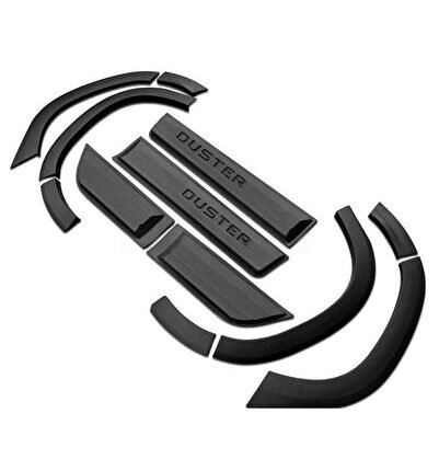 Dacia Duster Düz Dodik Seti 12+2 Parça 2018 ve Sonrası