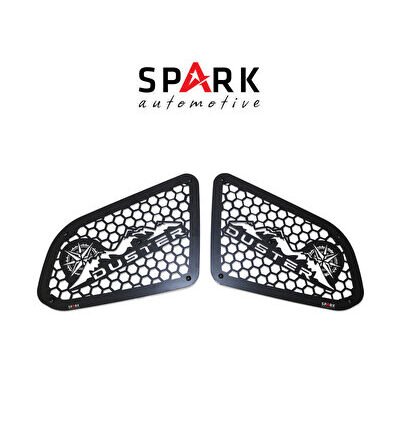 Dacia Duster 2018-2024 Yıl Aralığı Uyumlu Metal Kelebek Cam 2 Parça