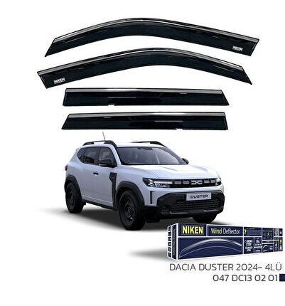 RENAULT DUSTER 2024 - KROMLU CAM RÜZGARLIĞI 4LÜ
