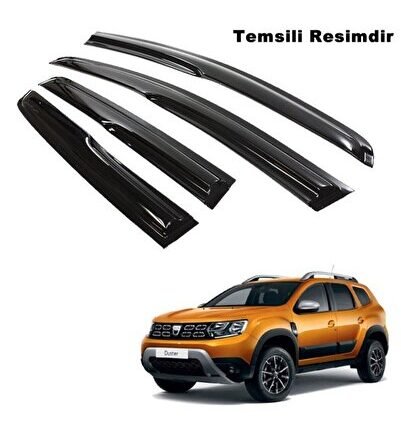 Dacia Duster Mügen Cam Rüzgarlığı 2018 Sonrası Arası 4 Lü Takım Noyaglobaloto