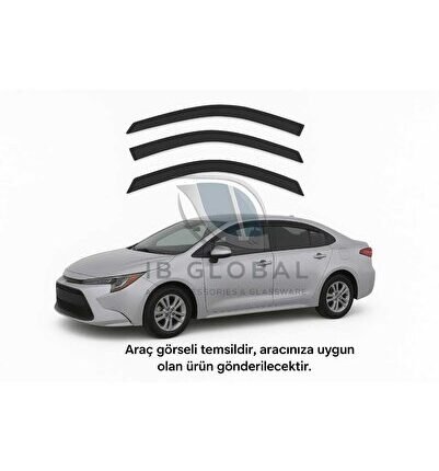 Dacia Duster 2017 ve Sonrası Cam Rüzgarlığı 4lü