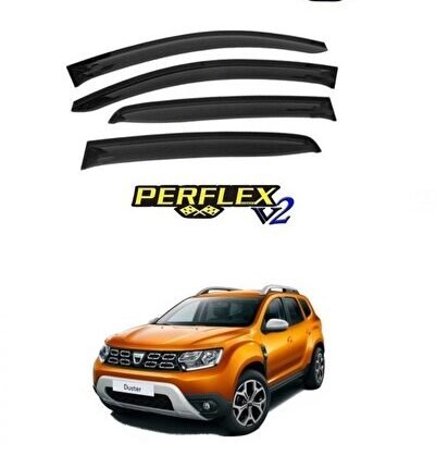 Dacıa Duster 2020 Modeller için Cam Rüzgarlığı Takımı 4'lü Set Avant (Classic-Düz)