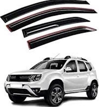 ARACA ÖZEL 2019+ DACIA DUSTER CAM RUZGARLIGI 4PCS SIYAH