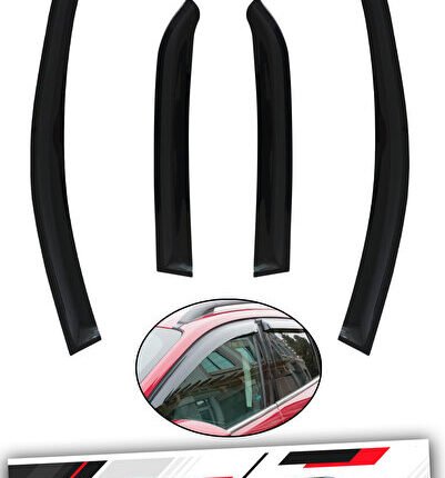 DACIA DUSTER ARACA ÖZEL 2010 ve ÜSTÜ MODELLER İÇİN RÜZGARLIK