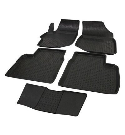 Dacıa duster 2010 2017 4d Havuzlu Paspas Kenar Bariyerli Kauçuk Siyaj