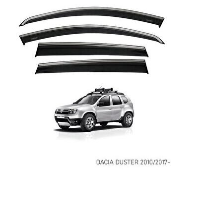 DACIA DUSTER 2010-2018 KROMLU CAM RÜZGARLIĞI