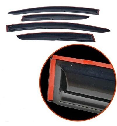 Dacia Duster 2010-2017 Araca Özel Mugen Cam Rüzgarlıgı 4'lü Set