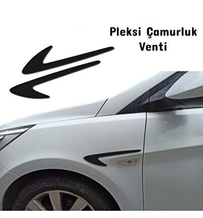 Dacia Duster Çamurluk Venti Parlak Siyah Pleksi Vent