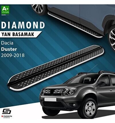 S-Dizayn Dacia Duster Diamond Krom Yan Basamak 173 Cm 2009-2018