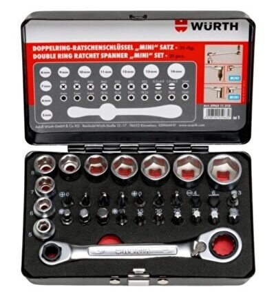 Lokma Seti Çift Halkalı Cırcır.31p 1/4inç