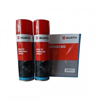 Araç Iç Temizleme Köpük 500 ml 2 Li Bez