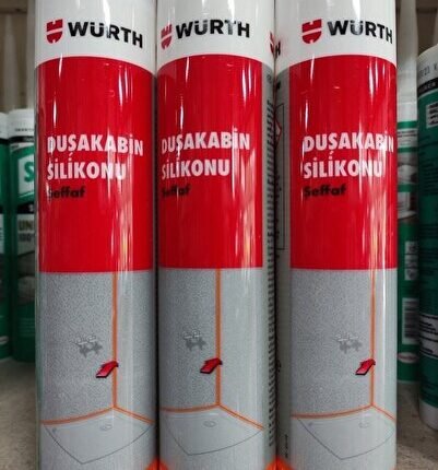 Würt Duşakabin Silikonu Şeffaf 310 ml Transparent 1 Adet