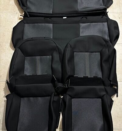 Fiat Fiorino OEM Koltuk Döşeme Kılıf Takımı - Başlıklar Hariç - Arka Koltuk Bütün