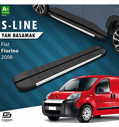 Fiat Fiorino S-Line Aluminyum Yan Basamak 173 Cm 2008 Üzeri A+ Kalite FI-FI1-YBS-SL-AL-173