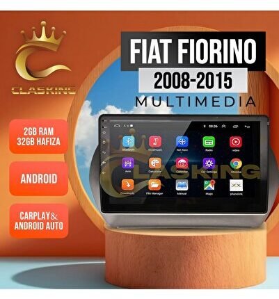 FIAT FIORINO UYUMLU 2 GB RAM 32 GB HAFIZA ANDROID MULTIMEDIA  CARPLAY TEYP