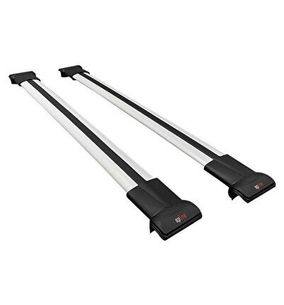 Mercedes EQT / Citan W420 2022-2025 Arası ile Uyumlu FLY Model Ara Atkı Tavan Barı Gri 2 Adet