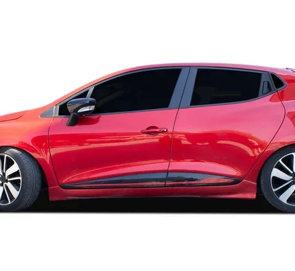OMSA Renault Clio 4 HB/SW Kırmızı Krom Yan Kapı Çıtası 4 Parça 2012-2018 Arası