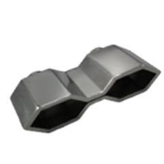 Ford Focus Uyumlu Yedek Parça CT Krom Egzoz Ucu Çift Çıkış 200-012