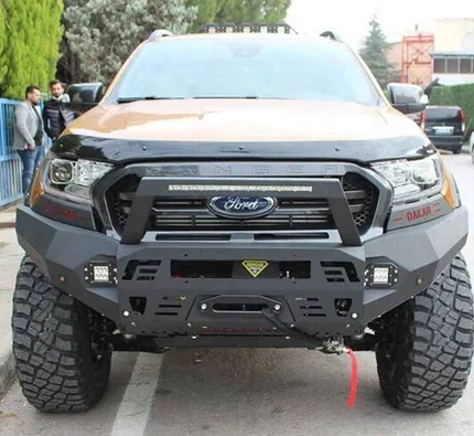 OMSA Ford Ranger Dakar Çelik Ön Tampon Sensörlü-Sensörsüz 2015-2022 Arası
