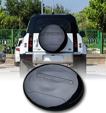Land Rover Yeni Defender Arka Stepne Kapağı Parlak Siyah