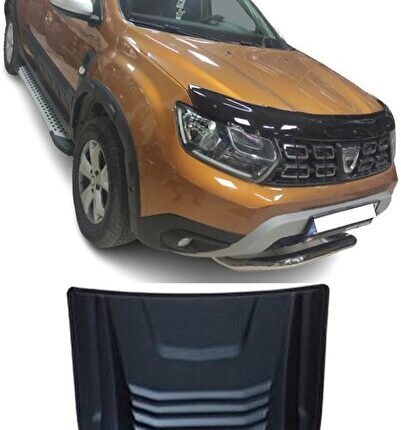 Dacia Duster Uyumlu Açık Scoop, Kaput Kabartma, Kaput Kaplama