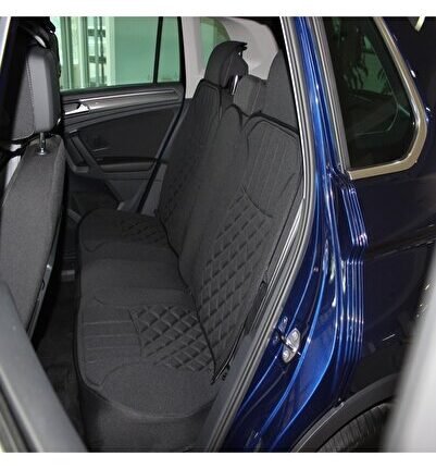 Dacia Duster Siyah-mavi Oto Koltuk Minderi Ortopedik 5'li Set Set 2010-2013