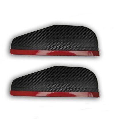 Dacia Duster Carbon Uyumlu  Araba Ayna Yağmur Koruyucu Rüzgarlık