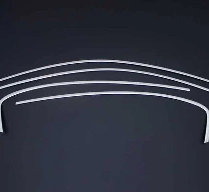 OMSA Fiat Egea Krom SD HB Üst Cam Çerçevesi 4 Parça 2016 ve Sonrası