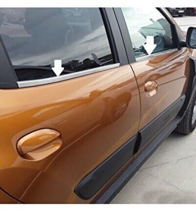 Dacia Duster Krom Cam Çıtası 2018 Sonrası 4 Parça