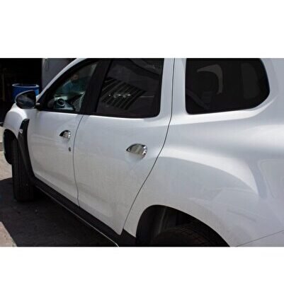 Dacia Duster 2018 Üzeri Uyumlu Kapı Kolu Seti Krom Paslanmaz Çelik