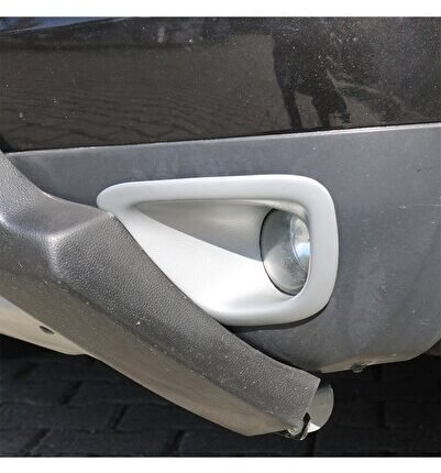 Dacia Duster Sis Farı Çerçevesi Mat Gri 2010-2017 Arası Uyumlu