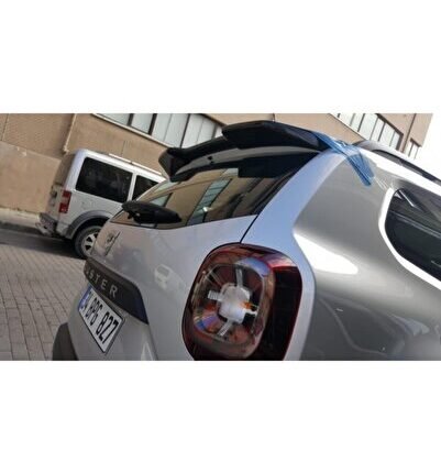 Dacia Duster Bagaj Üstü Spoiler Spoyler 2018-2020 Parlak Siyah Boyalı