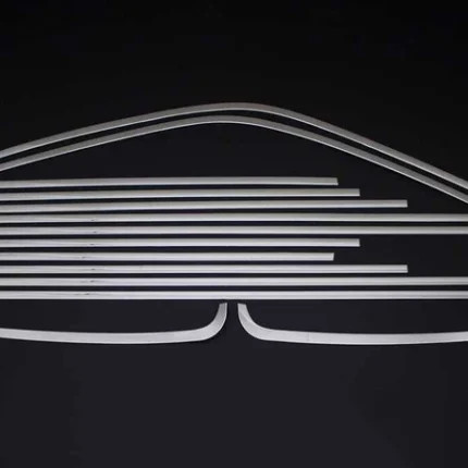 OMSA T5 Multivan Krom Cam Çerçevesi 14 Parça Tek Sürgü Kısa Şase 2003-2014 Arası