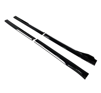 Universal Flaplı Marşpiyel Race Beyaz-Piano Black Abs