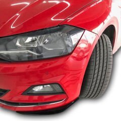 Volkswagen Polo 2018 Uyumlu Yedek Parça R Line 2 Parça Ön Lip Boyalı