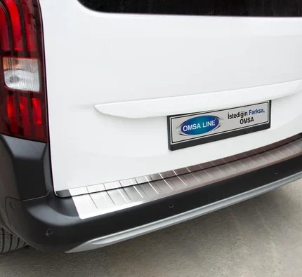OMSA Toyota Proace City Krom Arka Tampon Eşiği Taşlı 2019 ve Sonrası