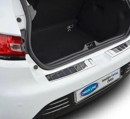 OMSA Renault Clio 4 Krom Arka Tampon Eşiği Taşlı 2012-2018 Arası