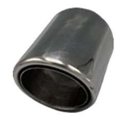 Üniversal Krom Egzoz Ucu Düz Çıkış Double 76x100 500-002G