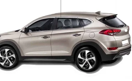 OMSA Hyundai Tucson Krom Cam Çerçevesi 14 Parça 2015-2020 Arası