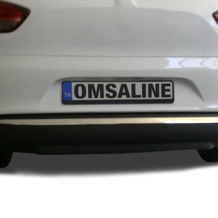 OMSA Renault Clio 4 Sport Tourer Krom Arka Tampon Çıtası 2012 ve Sonrası